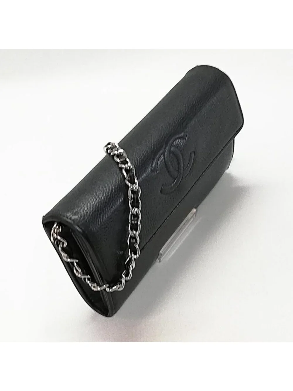 Chanel Caviar Quilted Wallet Black